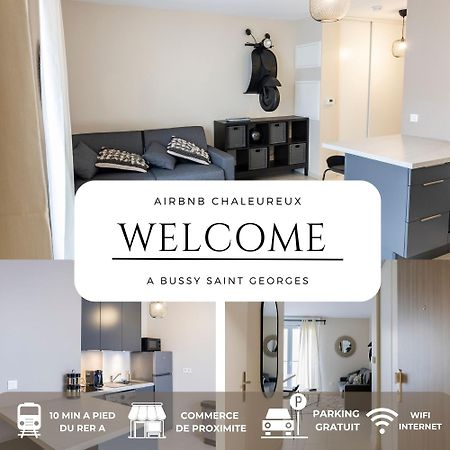 Charmant Studio En Residence Avec Parking Bussy-Saint-Georges Zewnętrze zdjęcie